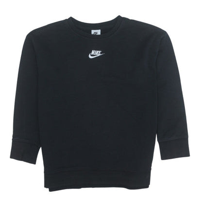 Womens UK Size L Nike Black Pullover Sweatshirt