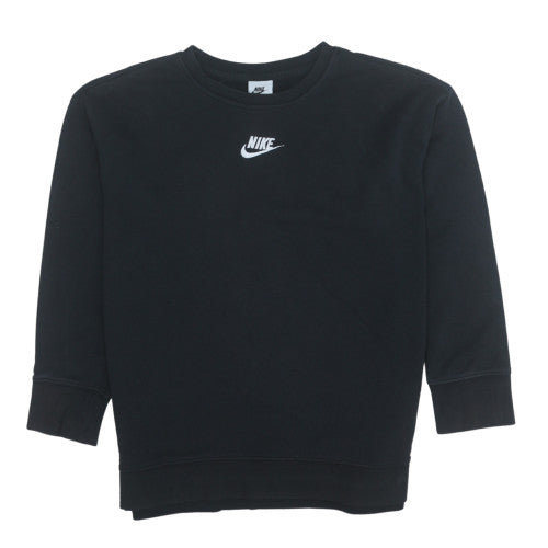 Womens UK Size L Nike Black Pullover Sweatshirt