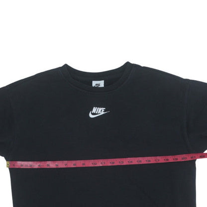 Womens UK Size L Nike Black Pullover Sweatshirt
