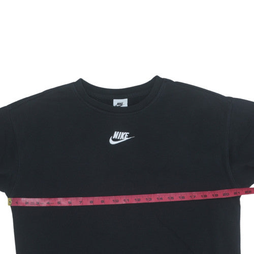 Womens UK Size L Nike Black Pullover Sweatshirt