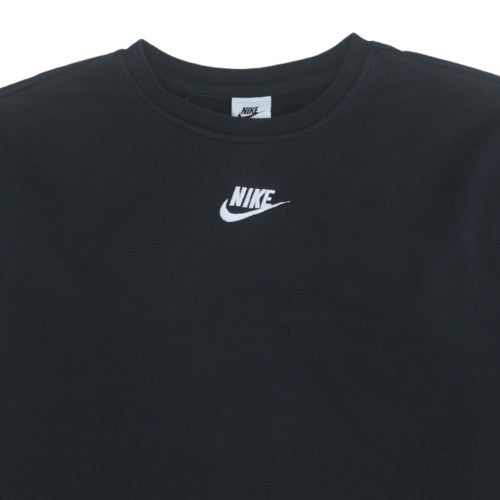 Womens UK Size L Nike Black Pullover Sweatshirt