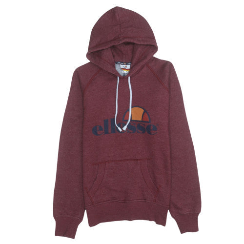 Mens UK Size XS ellesse Red Pullover Hoodie