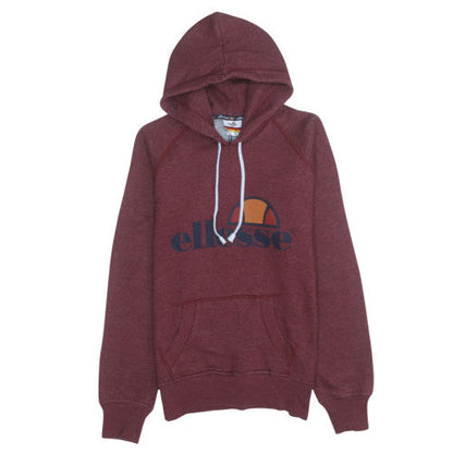 Mens UK Size XS ellesse Red Pullover Hoodie