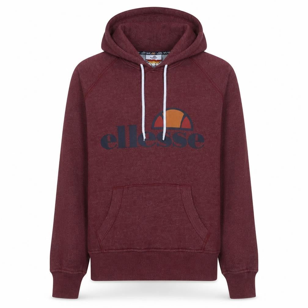 Mens UK Size XS ellesse Red Pullover Hoodie