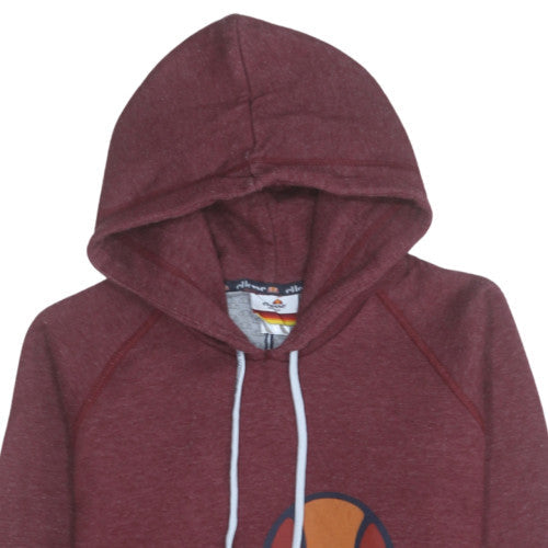 Mens UK Size XS ellesse Red Pullover Hoodie