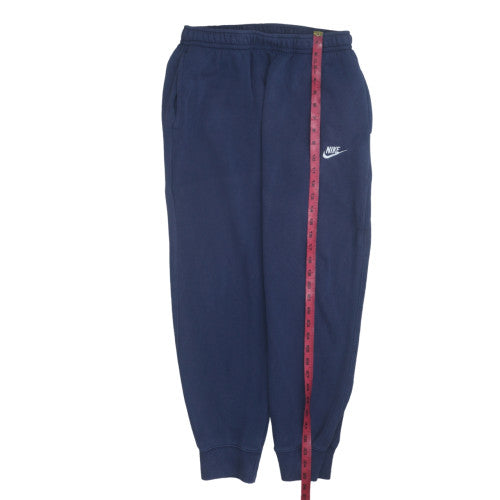 Nike Men's Blue Fleece Sweatpants Medium Regular Fit