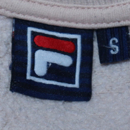 Womens UK Size S FILA Beige Pullover Sweatshirt