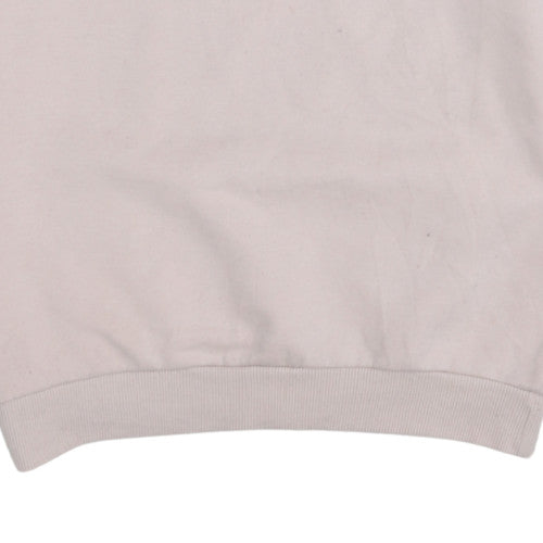 Womens UK Size S FILA Beige Pullover Sweatshirt