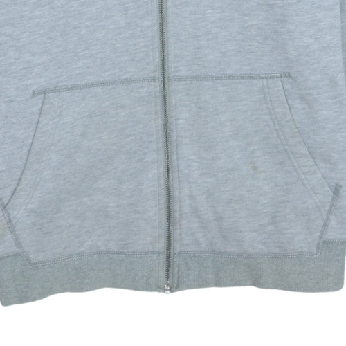 Mens UK Size XL Converse Grey Full Zip Hoodie