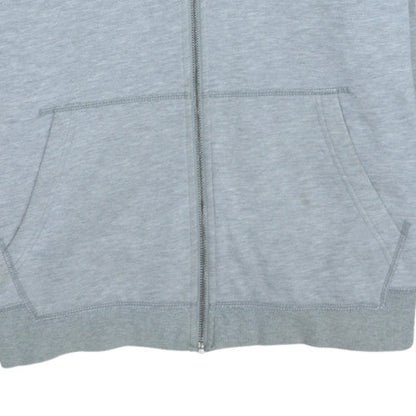 Mens UK Size XL Converse Grey Full Zip Hoodie