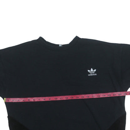 Womens UK Size 14 adidas Black Pullover Sweatshirt