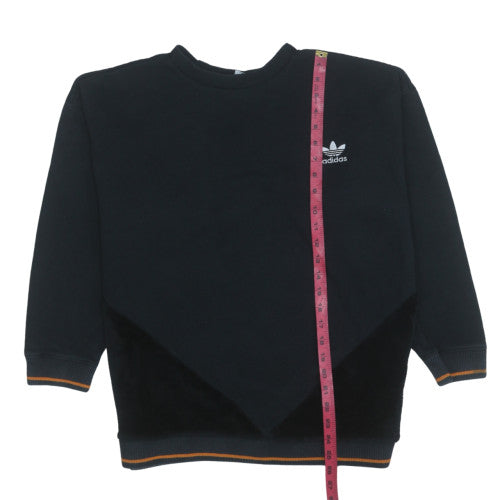 Womens UK Size 14 adidas Black Pullover Sweatshirt