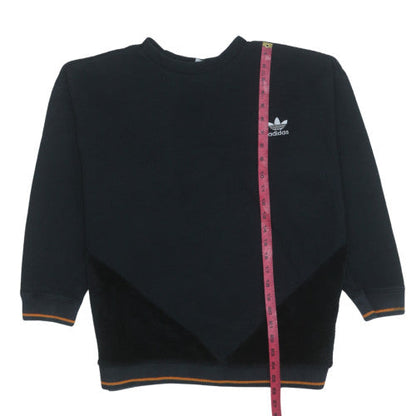 Womens UK Size 14 adidas Black Pullover Sweatshirt