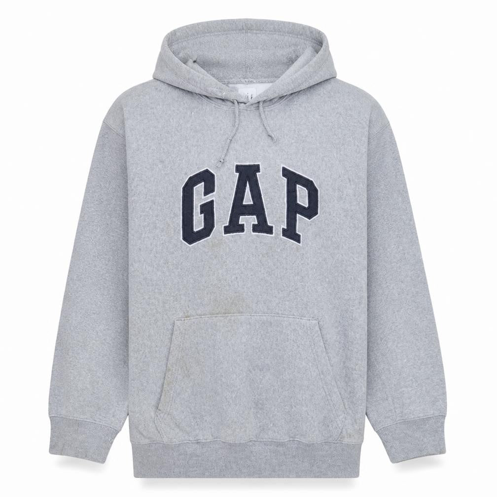 Mens UK Size M Gap Grey Pullover Hoodie