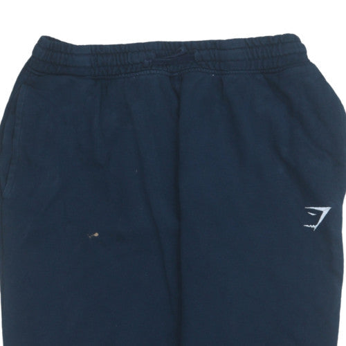 Mens UK Size L Gymshark Relaxed Fit Sweatpants Blue Trousers