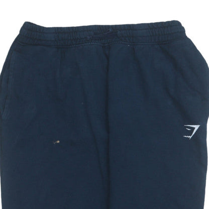 Mens UK Size L Gymshark Relaxed Fit Sweatpants Blue Trousers