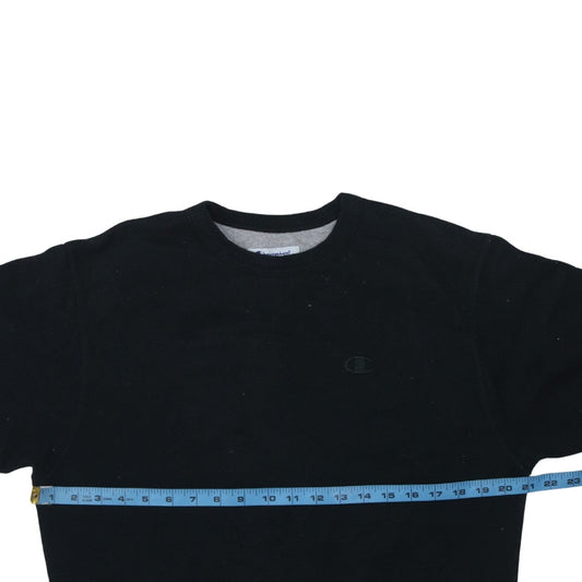 Mens UK Size S Champion Black Pullover Sweatshirt