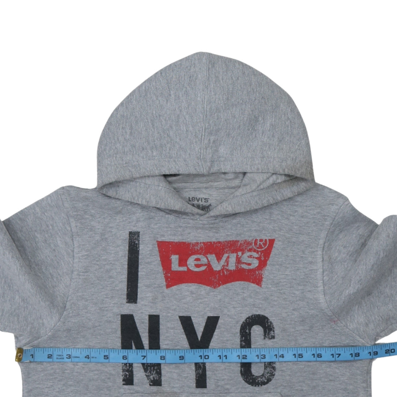Womens UK Size 16-18 Levi's Grey Pullover Hoodie