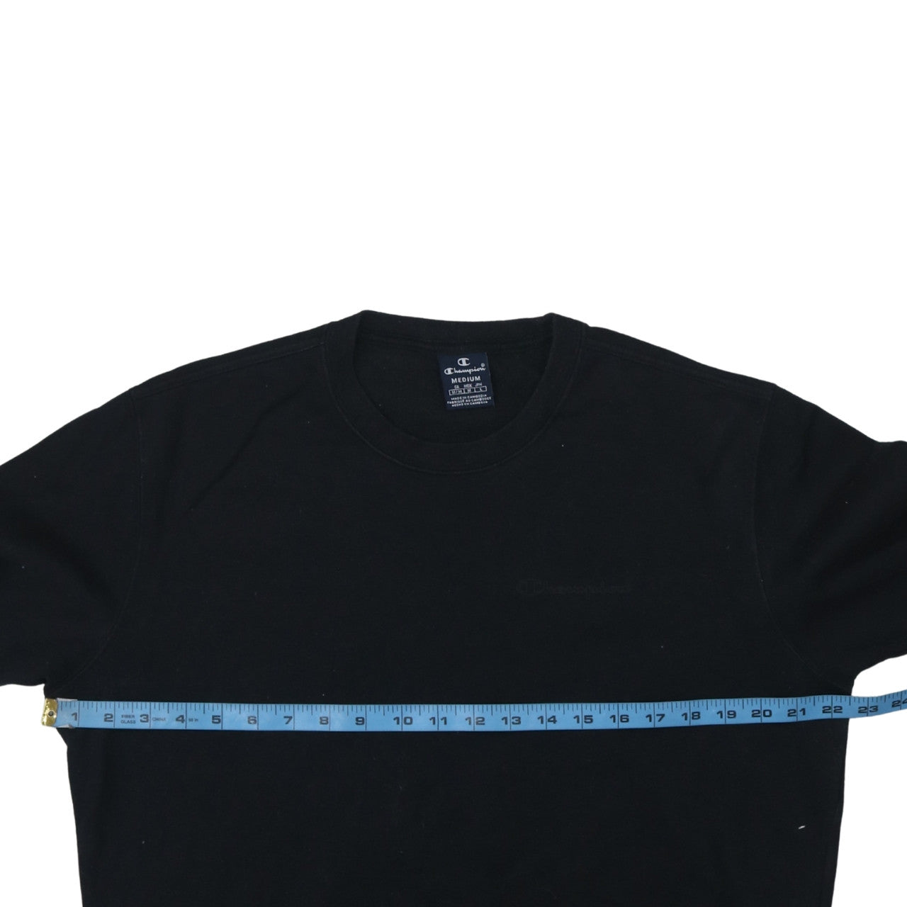 Mens UK Size M Champion Black Pullover Sweatshirt