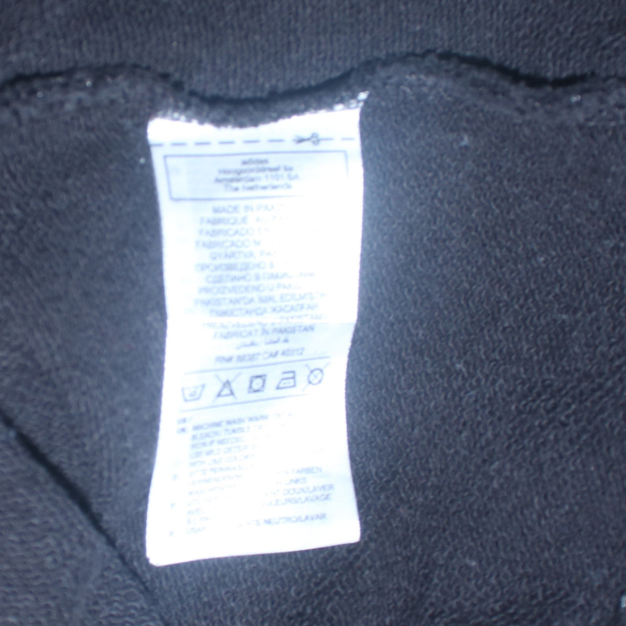 Womens UK Size M adidas Black Pullover Sweatshirt
