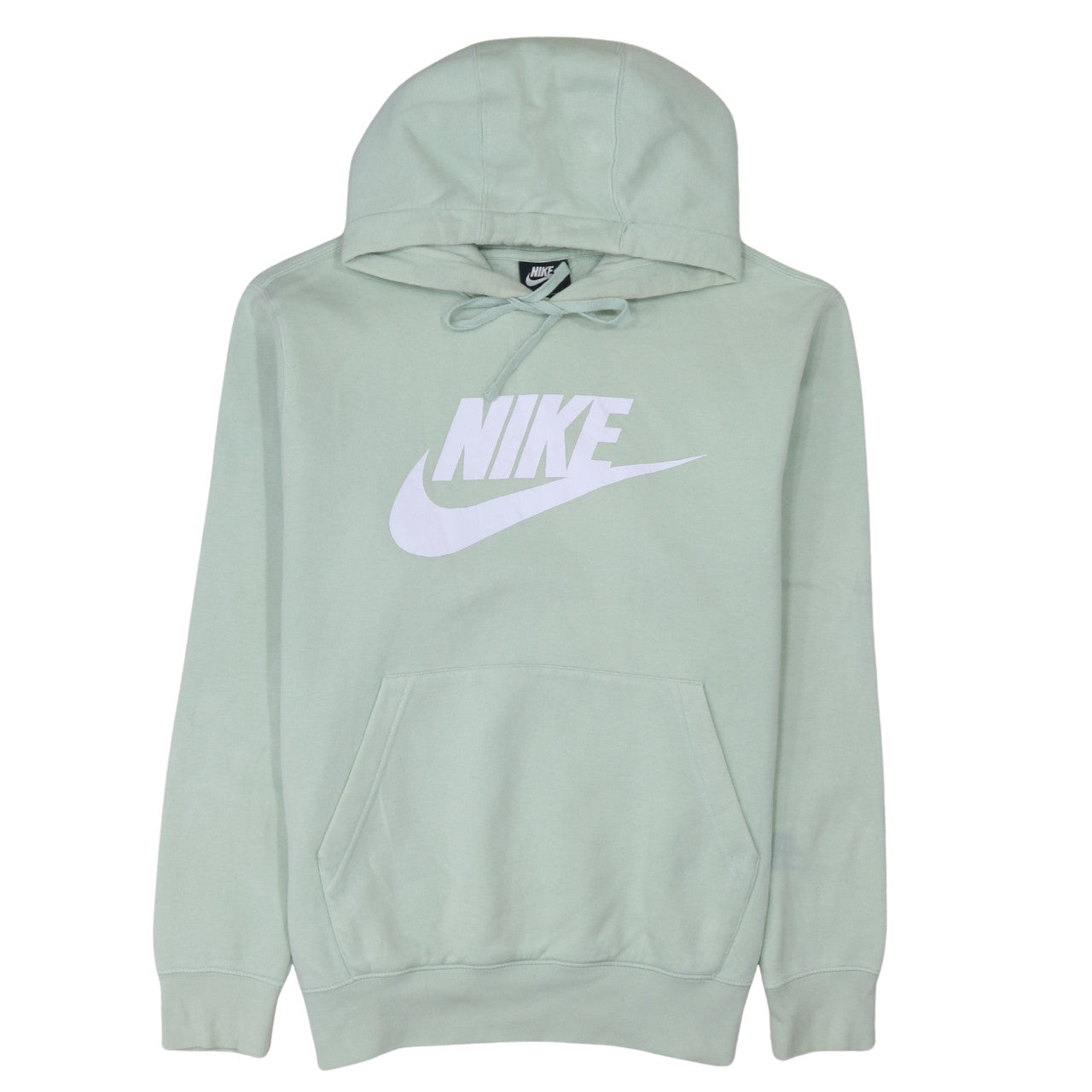 Womens UK Size M Nike Green Pullover Hoodie