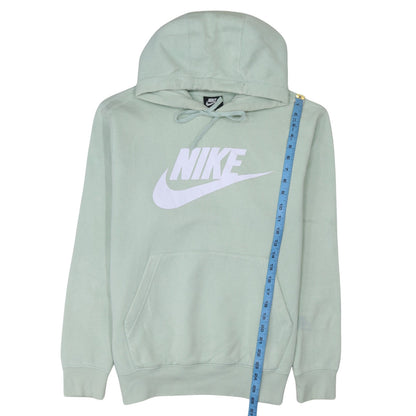 Womens UK Size M Nike Green Pullover Hoodie