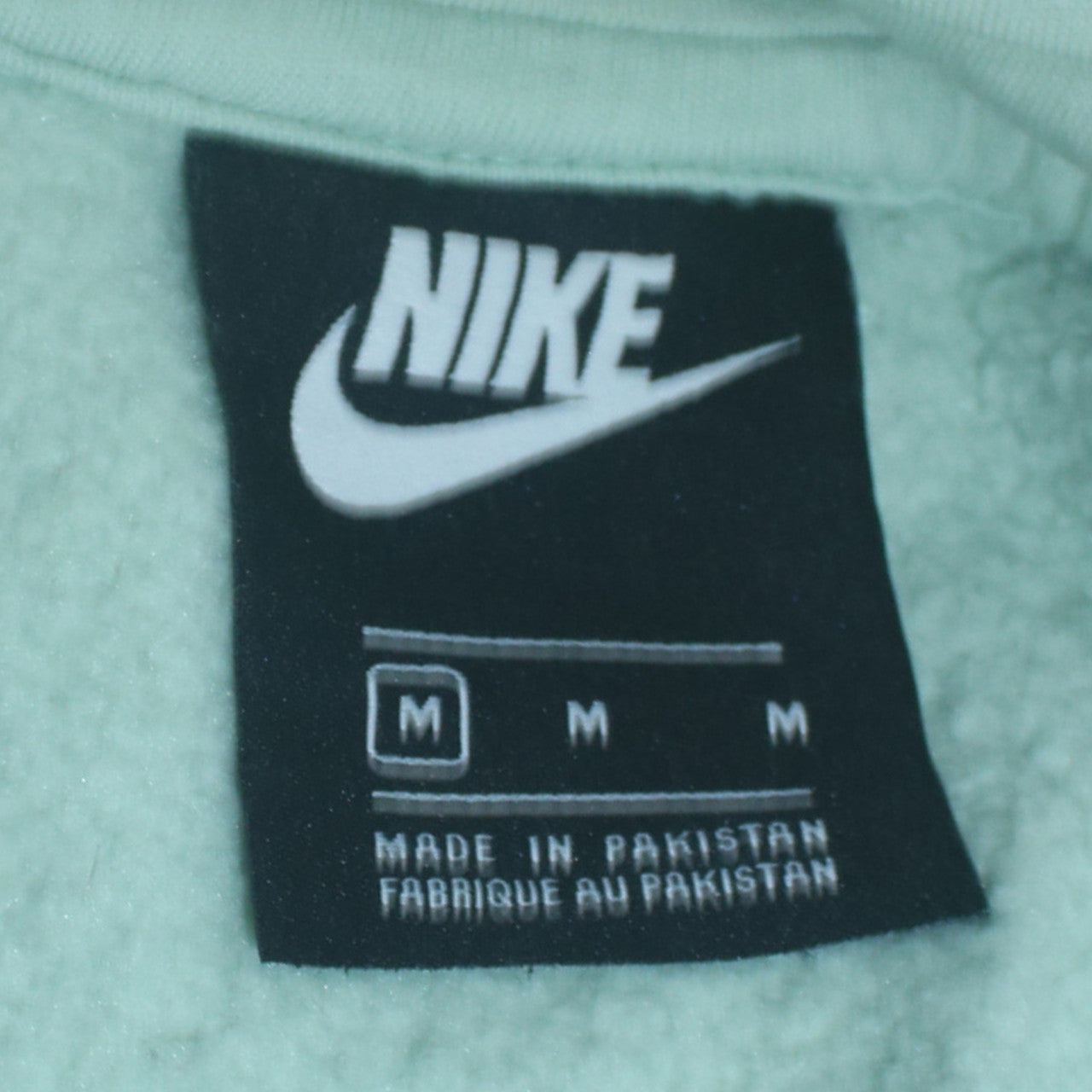 Womens UK Size M Nike Green Pullover Hoodie