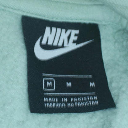 Womens UK Size M Nike Green Pullover Hoodie
