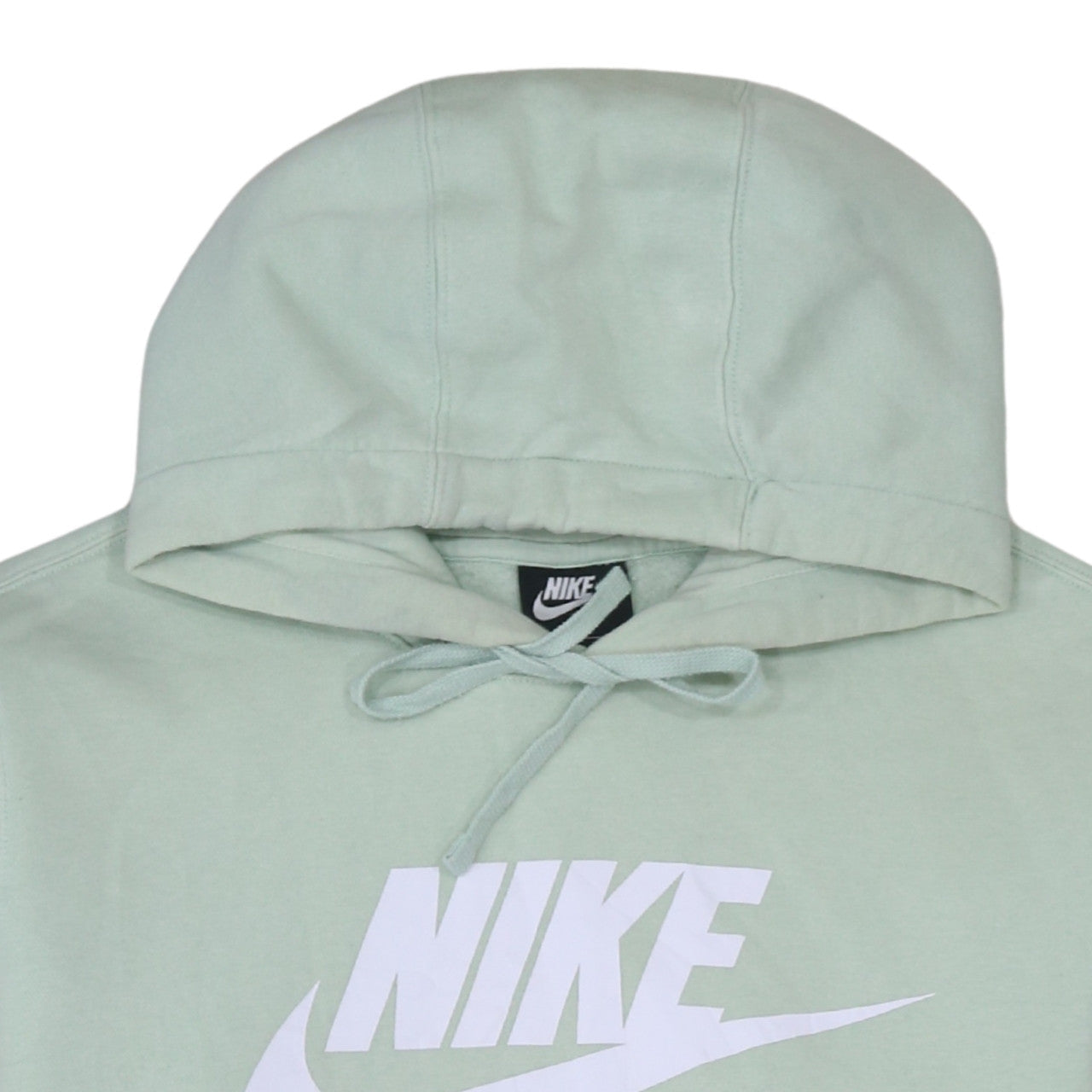 Womens UK Size M Nike Green Pullover Hoodie