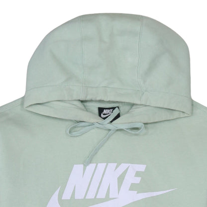 Womens UK Size M Nike Green Pullover Hoodie