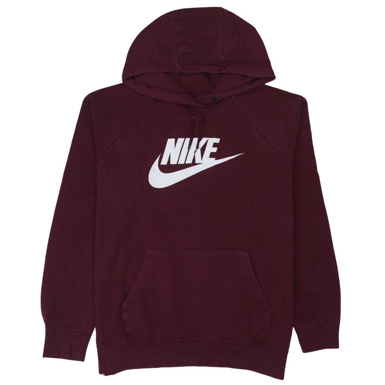 Mens UK Size L Nike Red Pullover Hoodie