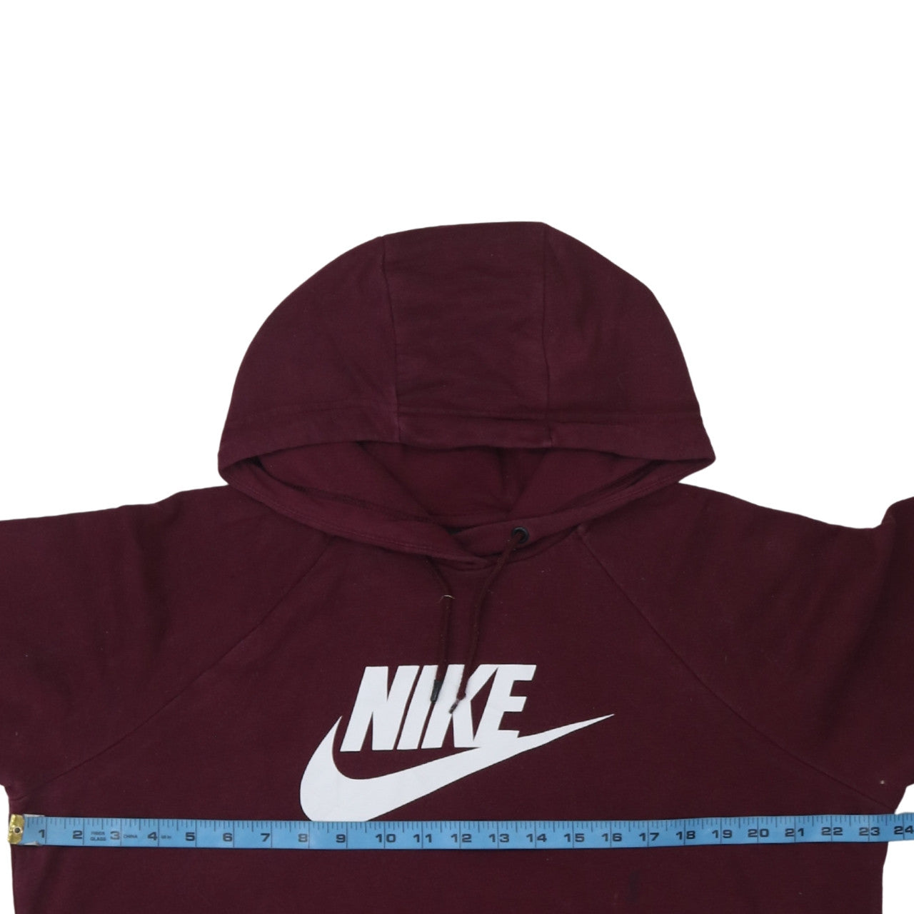 Mens UK Size L Nike Red Pullover Hoodie