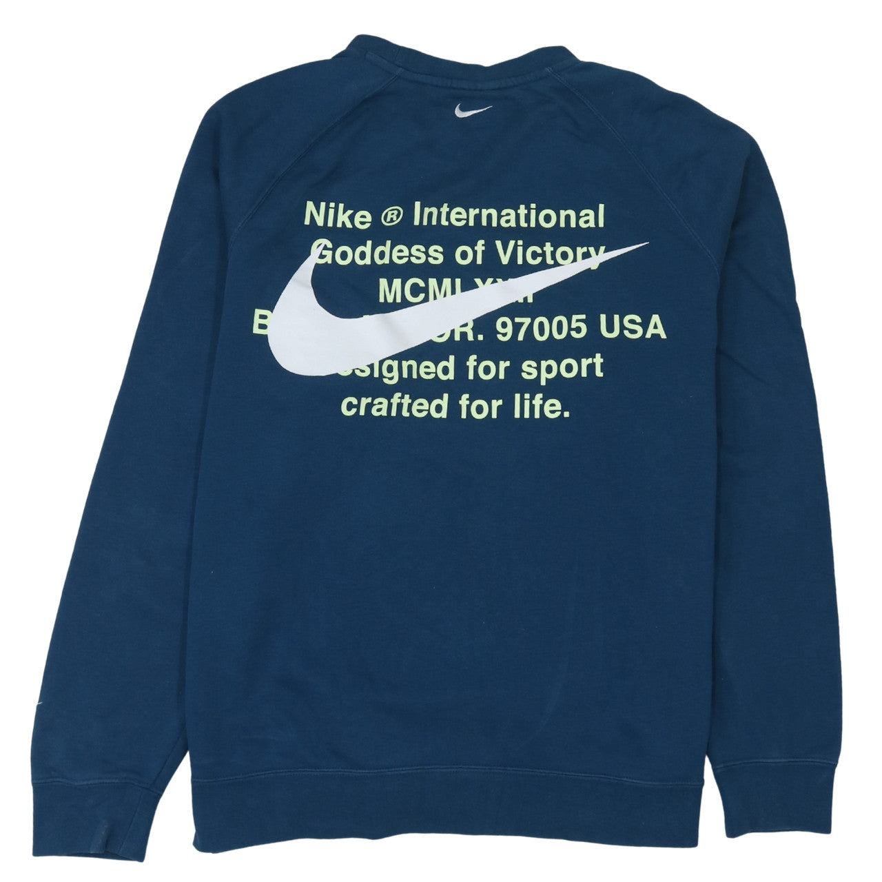 Mens UK Size XL Nike Blue Pullover Sweatshirt