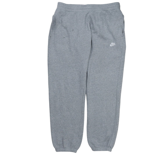 Mens UK Size L Nike Regular Fit Sweatpants Grey Trousers