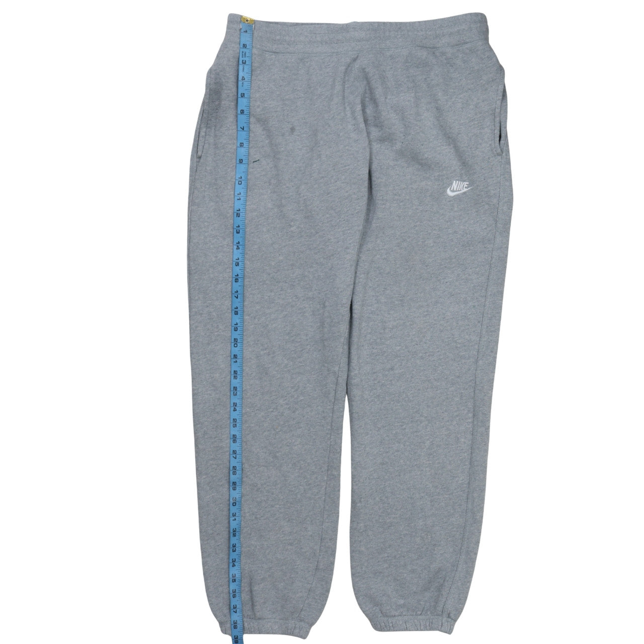 Mens UK Size L Nike Regular Fit Sweatpants Grey Trousers
