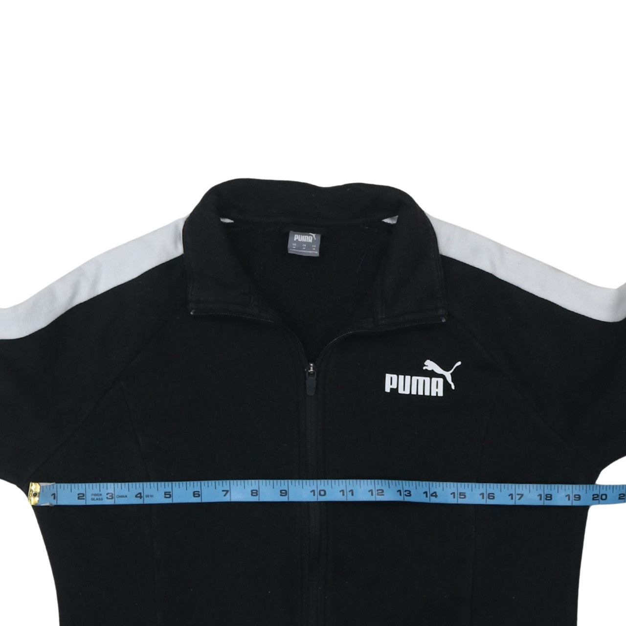 Mens UK Size M PUMA Black Full Zip Sweatshirt