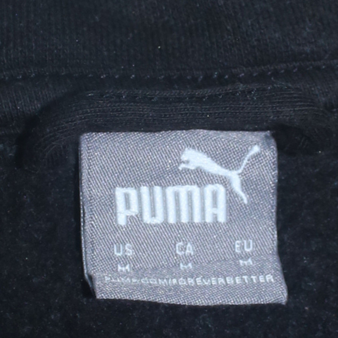 Mens UK Size M PUMA Black Full Zip Sweatshirt