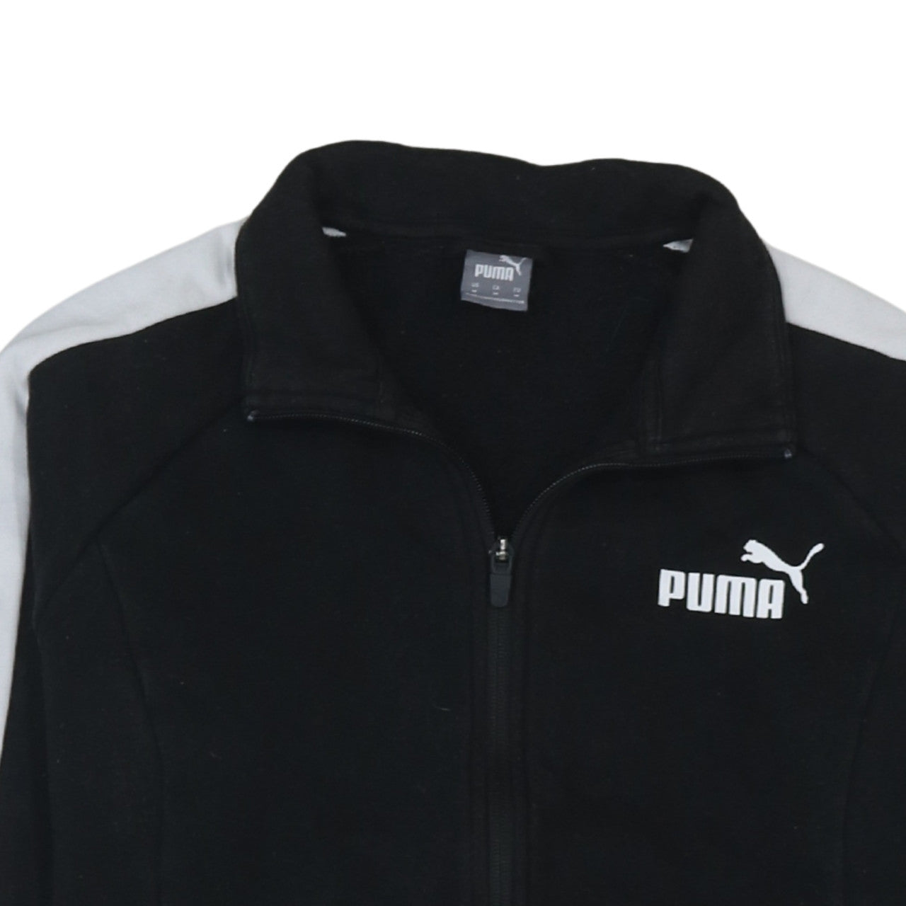 Mens UK Size M PUMA Black Full Zip Sweatshirt