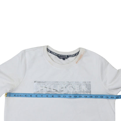 Womens UK Size XL Tommy Hilfiger White Pullover Sweatshirt