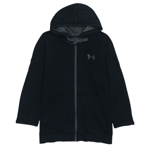 Mens UK Size M Under armour Black Full Zip Hoodie