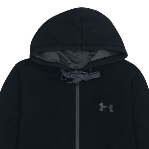 Mens UK Size M Under armour Black Full Zip Hoodie