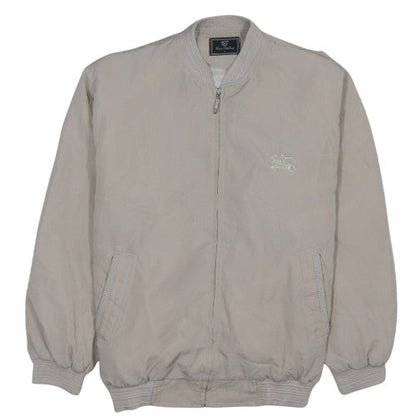 Mens UK Size L GueZhiTing Beige Bomber Jacket