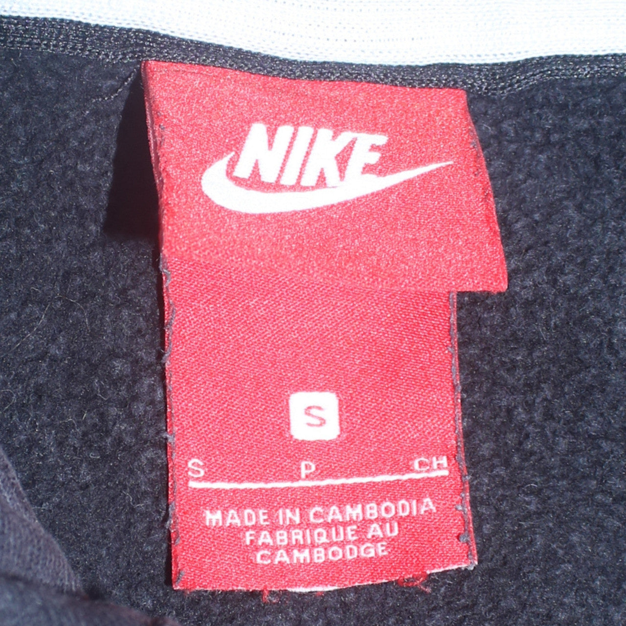 Mens UK Size S Nike Black Pullover Hoodie