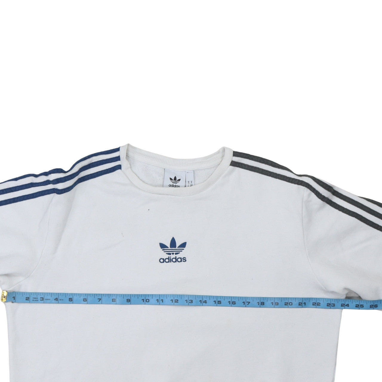 Mens UK Size M adidas White Pullover Sweatshirt