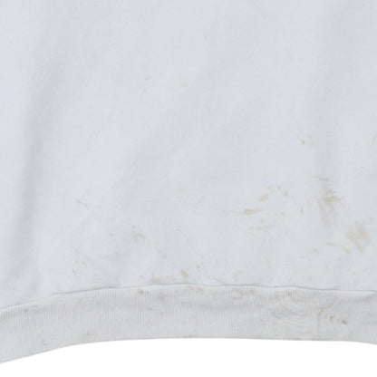 Mens UK Size M adidas White Pullover Sweatshirt