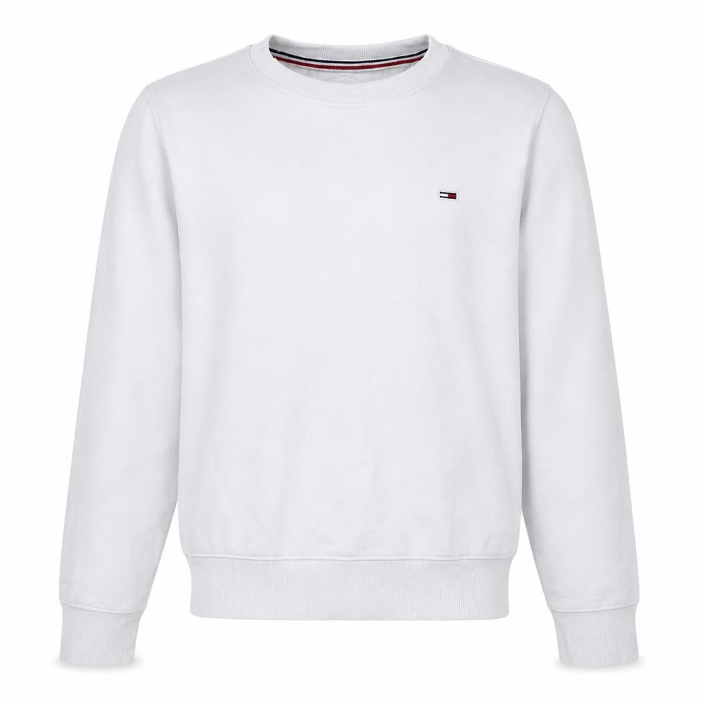 Mens UK Size XS Tommy Jeans White Pullover Sweatshirt