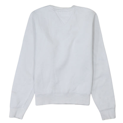 Mens UK Size XS Tommy Jeans White Pullover Sweatshirt
