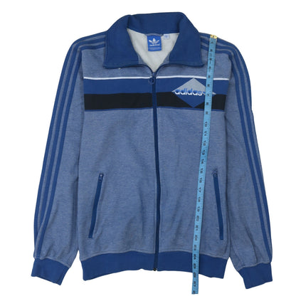 Mens UK Size L adidas Blue Full Zip Sweatshirt