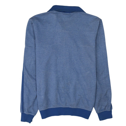 Mens UK Size L adidas Blue Full Zip Sweatshirt