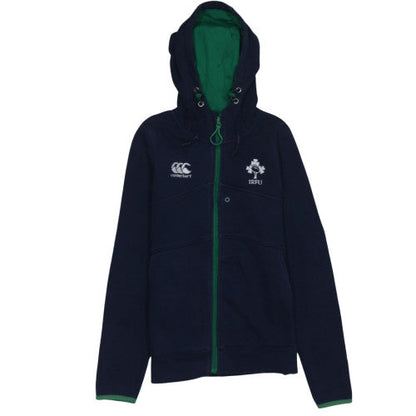 Womens UK Size 10 Canterbury Blue Full Zip Hoodie